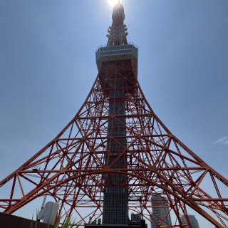 屋上から見る東京タワー