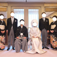 控室での集合写真