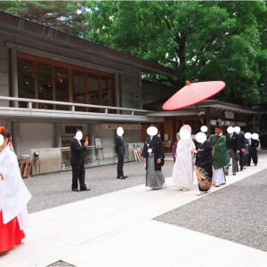 神社内参進中|709107さんの乃木神社・乃木會館の写真(2181211)