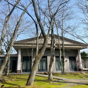 4月挙式だったので、まだ緑はなかったです。|709119さんの旧軽井沢KIKYOキュリオ・コレクションbyヒルトン(元:旧軽井沢ホテル)の写真(2424792)