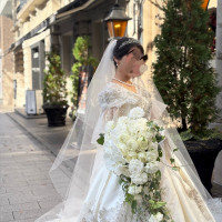 式前に外で前撮りもできます