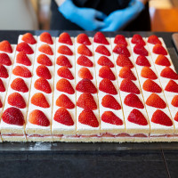ゲストが食べたウェディングケーキ