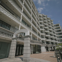 外で集合写真を撮ることができ、景色も素敵でした。
