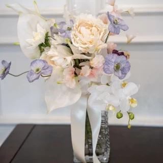 イメージを伝えて、イメージ通りのブーケを作ってくれました