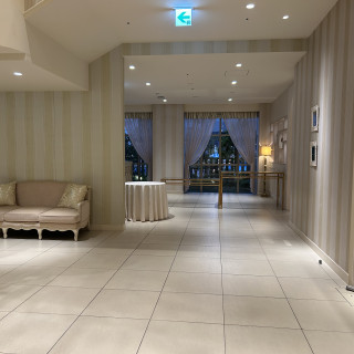 披露宴会場前