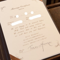 結婚証明書