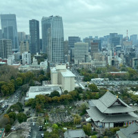 スカイバンケットからの景色(増上寺)