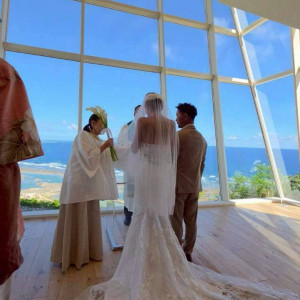 海が一望できる|709489さんのサザンチャペル／KIRANAH RESORT（キラナリゾート）沖縄の写真(2543300)