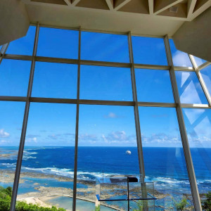 ガラス張り|709489さんのサザンチャペル／KIRANAH RESORT（キラナリゾート）沖縄の写真(2543301)