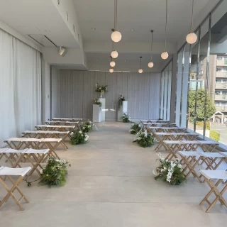 室内の挙式会場です。