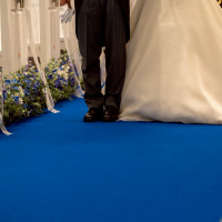 お父さんとヴァージンロードを歩けて良かった。