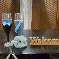 挙式後2階に上がったところ？会場が用意してくれていました