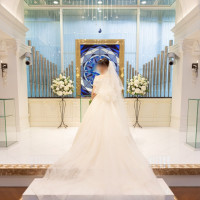 ソロショットを挙式でもたくさん撮ってくれました