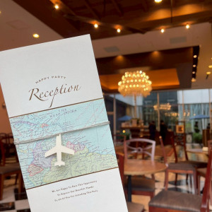 待合スペースと席次表|709691さんのアヴァンセ リアン 東京 （AVANCER LIEN TOKYO）の写真(2583172)