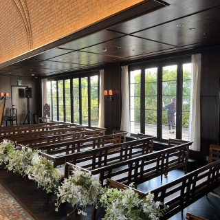 挙式会場内装