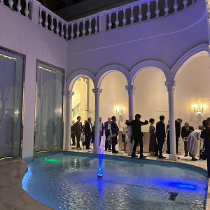 夜の披露宴会場|709971さんのセント・ラファエロチャペル御堂筋の写真(2549943)