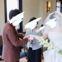 新婦母から新郎へバトンタッチ