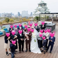 屋上ガーデン
大阪城をバックに集合写真が撮れます。