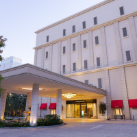 結婚式場の入口