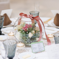 各テーブルの花