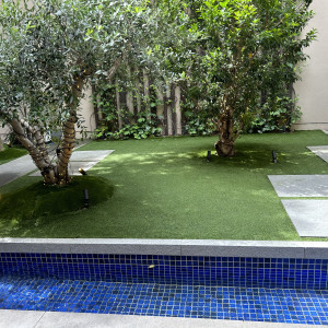 ここでも写真撮影できるようです。|710346さんのLAZOR GARDEN NAGOYA（ラソール ガーデン 名古屋）の写真(2188445)