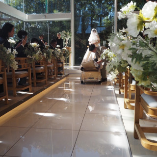 リングボーイ・ガール用の車も可愛いです