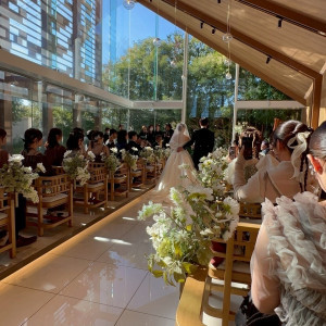 自然光が入り、とてもきれいです|710377さんのアーセンティア迎賓館（高崎）/テイクアンドギヴ・ニーズウェディングの写真(2587497)