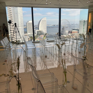 挙式会場からの風景|710636さんのYOKOHAMA MONOLITH ～横浜モノリス～の写真(2274254)