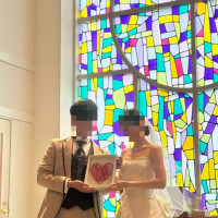 ストリングアートを結婚証明書として