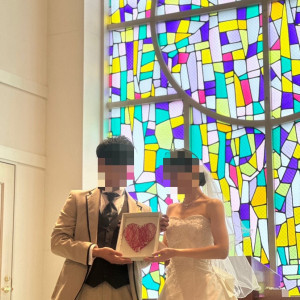 ストリングアートを結婚証明書として|710786さんのアールベルアンジェ名古屋の写真(2191418)