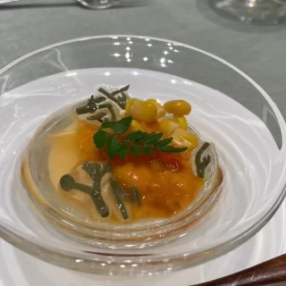 当日のコース料理