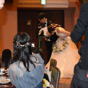 披露宴入場|710838さんのST.MARGARET WEDDING（セント・マーガレット ウエディング）の写真(2281384)