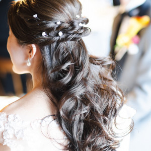 ヘアスタイル|711356さんの高台寺ひらまつ（ひらまつウエディング）の写真(2395017)