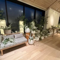 披露宴会場の後ろ