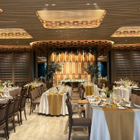 実際の披露宴会場を見せていただきました。