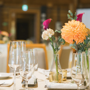 ゲストテーブル|712337さんのTHE NIDOM RESORT WEDDING  ニドムリゾートウエディングの写真(2480379)