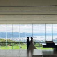 景色が良ければロビーからも富士山が見えます