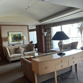 披露宴会場になるスイートルームです。