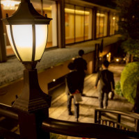 テラスからお庭へ続く階段も使用できました。