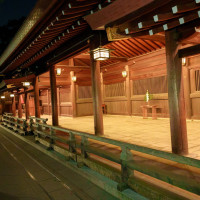 参進の際に歩く右殿への経路です。