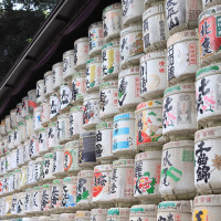 挙式前の明治神宮です。