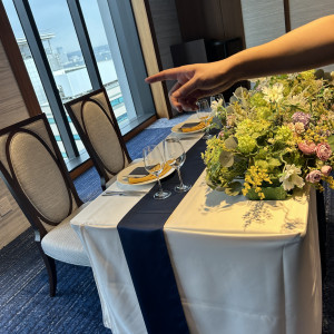 メインテーブルイメージです。|712716さんのハイアット リージェンシー 横浜の写真(2576389)