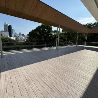 最上階のテラス