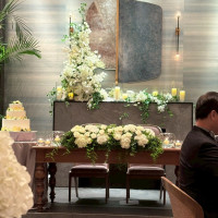 披露宴会場高砂