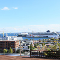 披露宴会場からの外観