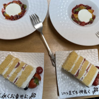 当日のケーキとデザートです