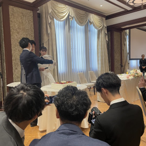 シンプルな会場だからこそゲストとの距離が近くてよかった|713421さんの東京九段会館テラスの写真(2475591)