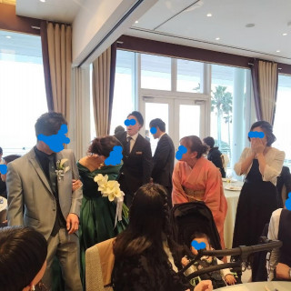 会場の海側です。