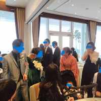 会場の海側です。