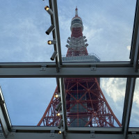 天井から見える東京タワー素敵でした。